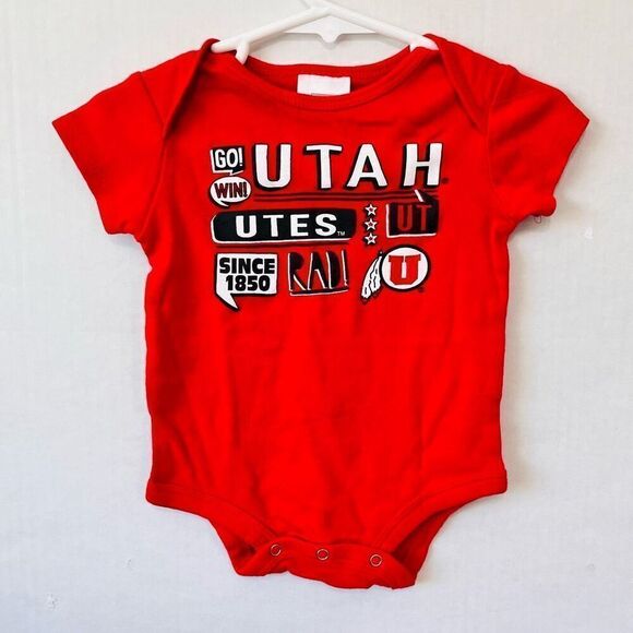 Russell Utah Utes Bodysuits Sz 6-9m EUC - Picture 7 of 11